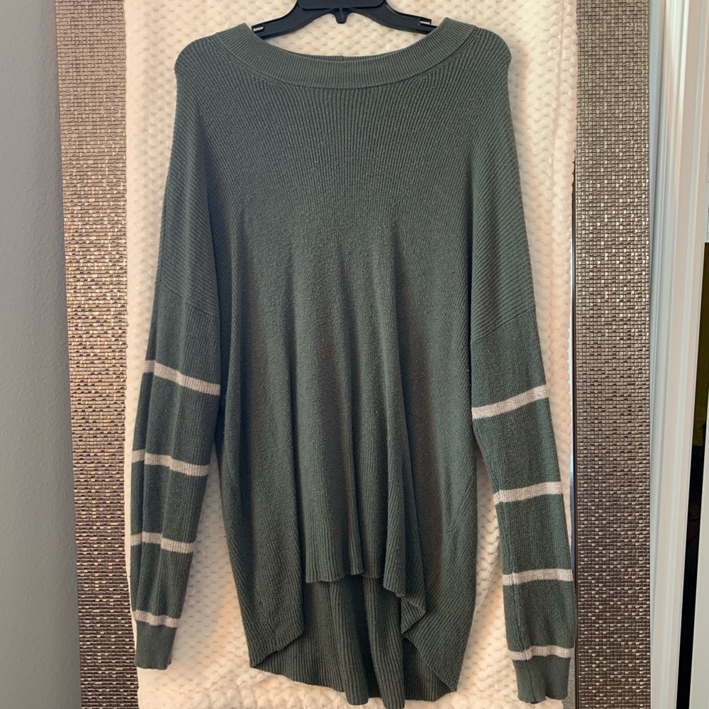 AE Oversized Army Green Sweater